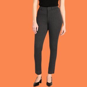 GAP Signature Skinny Ankle Dress Pants - Size 10 | Stretch Mid-Rise Charcoal